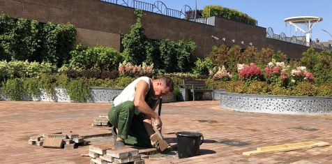 Фонтан - как новый! На территории ЖК Fresh Life прошли ремонтные работы