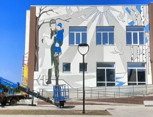 Новый облик Дома культуры в Пителино