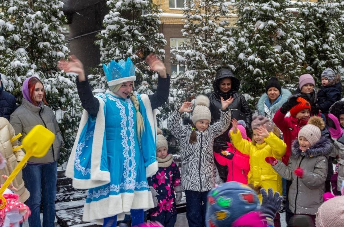 В домах «Зеленого сада» прошли первые новогодние праздники