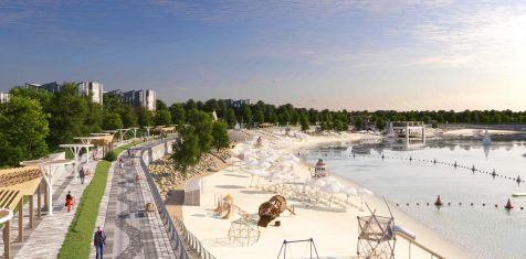 В следующем году «Зелёный сад» начнёт благоустройство набережной в Борках