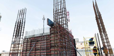 Ход строительства: жилой комплекс «Гранд комфорт» (3-я очередь), февраль 2018