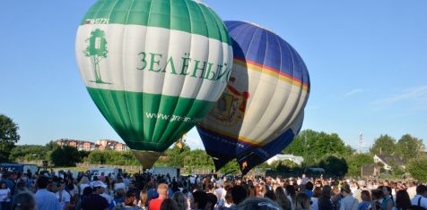 Николай Валуев на открытии фестиваля «Небо России» особо отметил аэростат «Зеленый сад»