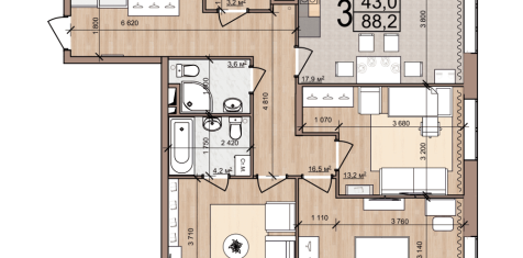 Горячее предложение! Скидка до 1,7 млн руб. на трешку в ЖК Discovery