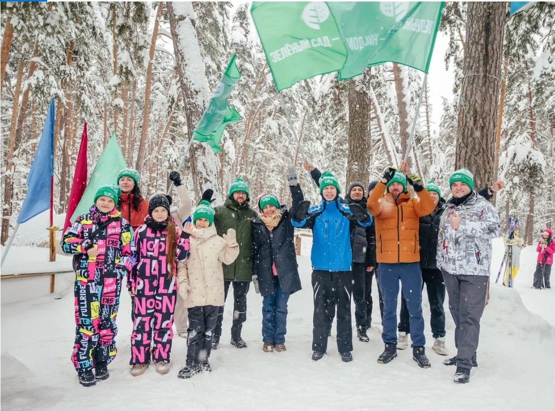 3 золота, 3 серебра и бронза. Сотрудники ГК «Зелёный сад - наш дом» отличились в профсоюзной лыжной гонке