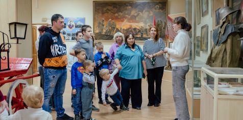 Сотрудники нашей компании вместе с детьми посетили музей МЧС