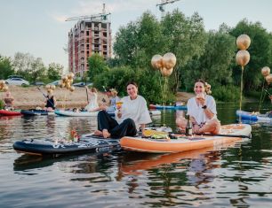 Заплывы, йога и девичник! На Борковском затоне идёт подготовка к сап-фестивалю «Рязанское Лукоморье»