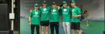 Команда «Зеленого сада» заняла весь призовой пьедестал на «Зеленом марафоне» 