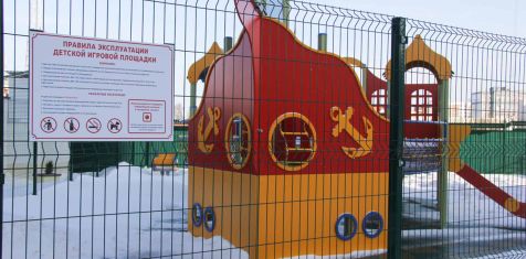 Территория ЖК «Гранд комфорт» оснащается по стандартам компании «Зелёный сад»