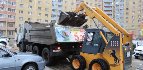 Снег приносит только радость, если дом обслуживает УЖК «Зелёный сад — мой дом»!