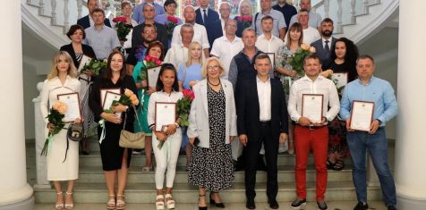 Администрация Рязани поздравила коллектив ГК «Зеленый сад» с Днем строителя