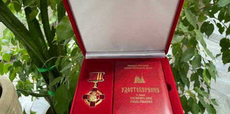 Генеральному директору ГК «Зелёный сад» вручили медаль Рязанской митрополии