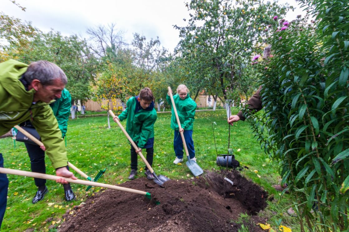 ГК «Зеленый сад» помогла обновить знаменитый сад в музее-усадьбе И.П.Павлова