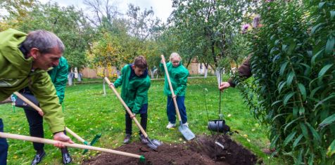 ГК «Зеленый сад» помогла обновить знаменитый сад в музее-усадьбе И.П.Павлова