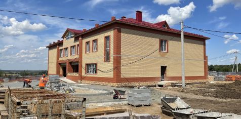 ГК «Зелёный сад» отчиталась о ходе строительства Дома культуры в деревне Ровное