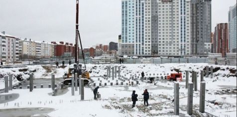 На территории ЖК «Еврокласс» начали строить детский сад