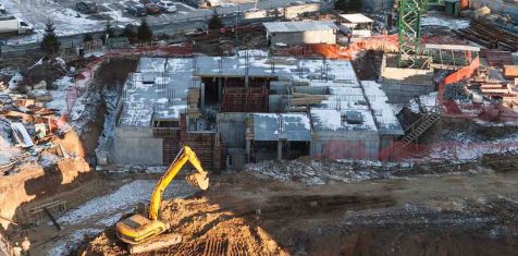 Ход строительства: жилой комплекс «Гранд комфорт» (3-я очередь), январь 2018