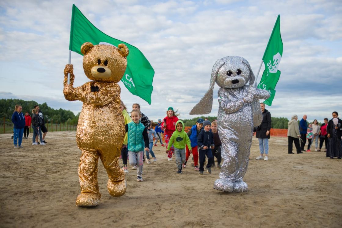 ГК «Зеленый сад» организовала детский праздник недалеко от поселка Шпалозавода