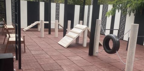 В ЖК ITower смонтирована площадка для собак с подогревом