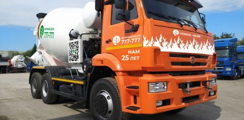 Наша компания приобрела новый автобетоносмеситель