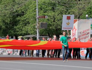 «Зелёный сад» на параде Победы в Рязани