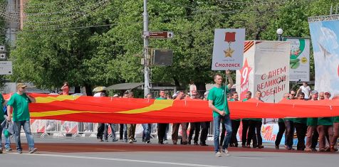 «Зелёный сад» на параде Победы в Рязани