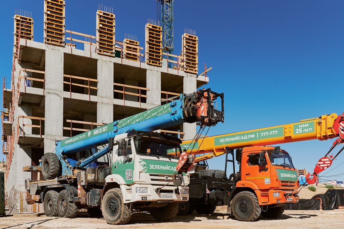 В ГК «Зелёный сад - наш дом» работают более 400 единиц техники 