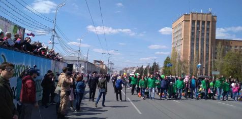 Сотрудники ГК «Зеленый Сад» приняли участие в первомайской демонстрации