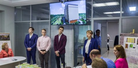 Студенты Политеха защитили дипломные работы в офисе ГК «Зеленый сад» 