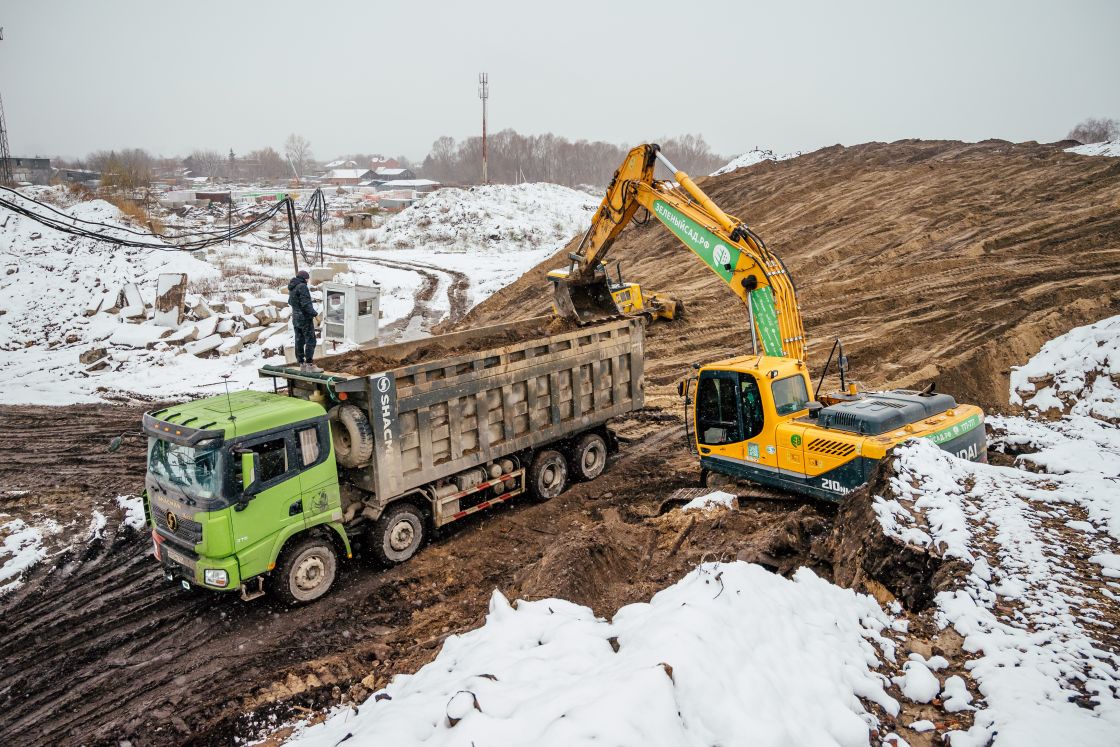Больше, чем обещали. В 2024 году «Зелёный сад» вывез из Борок 23 000 тонн загрязнённого грунта