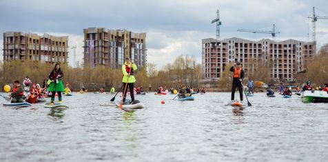 На «Окской стрелке» прошёл сап-фестиваль «Рязанское море»