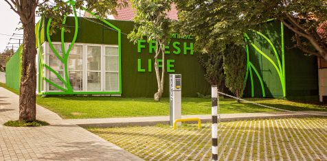 На остановочном комплексе рядом с ЖК Fresh Life будет установлена прозрачная крыша