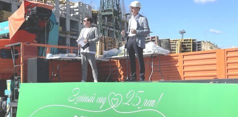 Награды для лучших и фейерверк. «Зелёный сад» отмечает День строителя