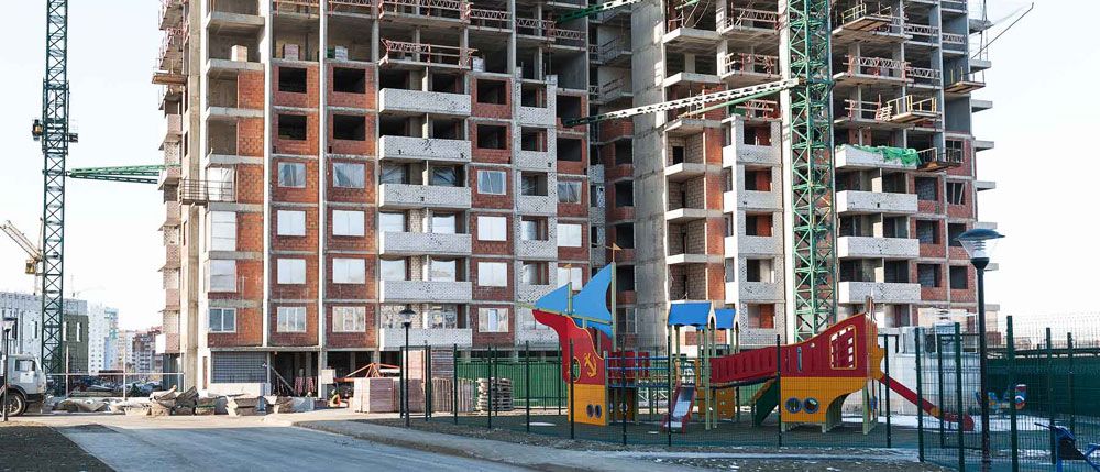 Ход строительства: жилой комплекс «Гранд комфорт» (2-я очередь), январь 2018