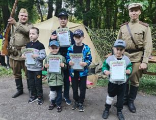 «Зелёный сад» организовал военно-патриотическую игру для маленьких рязанцев