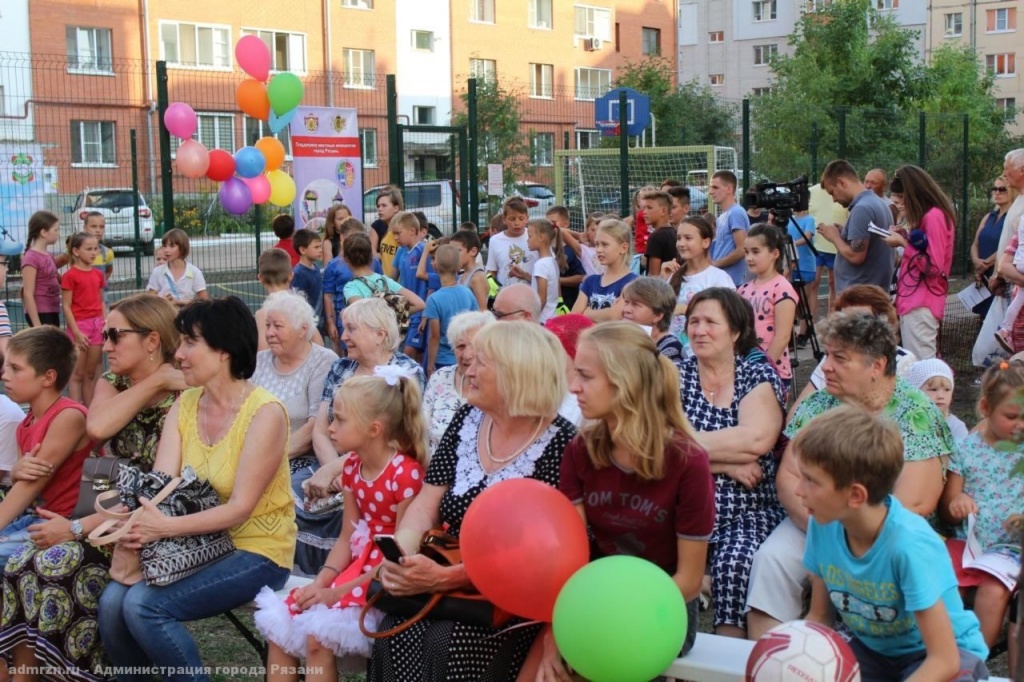 Открытие детской площадки